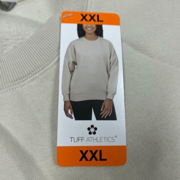Tuff Athletics Matte Pearl XXL Crewneck Sweatshirt Recycled Cotton NWT 6464 - Picture 3 of 8